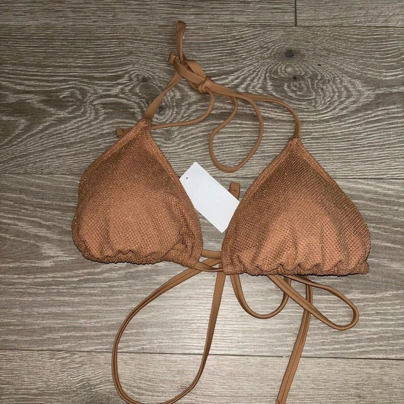 Shade & Shore Other - Shade & Shore Brown Bikini Top